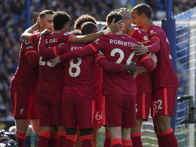 Gólové oslavy futbalistov Liverpoolu