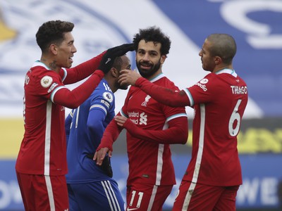 Mohamed Salah a jeho gólové oslavy so spoluhráčmi