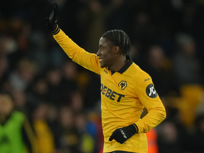 Hráč tímu Wolverhampton Wanderers Jeanricner Bellegarde 