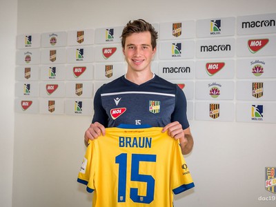 Creighton Braun sa stal novou posilou FC DAC 1904 Dunajská Streda