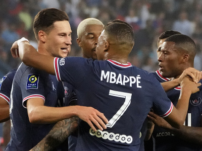 Kylian Mbappé a jeho gólové oslavy so spoluhráčmi