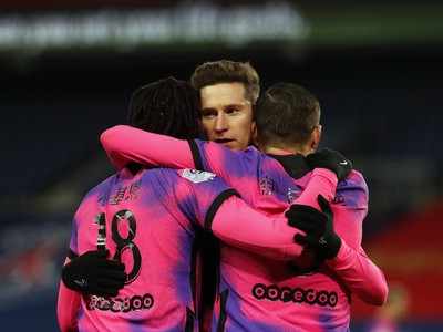 Moise Kean, Julian Draxler a Mauro Icardi oslavujú gól PSG
