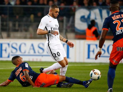 PSG neuspel na ihrisku Montpellieru