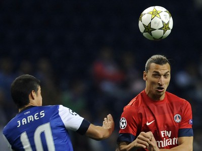 Zlatan Ibrahimovič a James Rodriguez