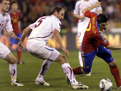 David Villa zariadil triumf Španielska