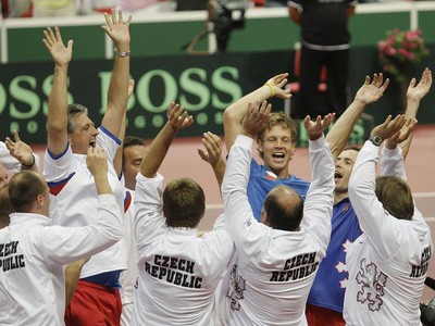 Radosť českého tímu, Davis Cup, 12.7.2009 