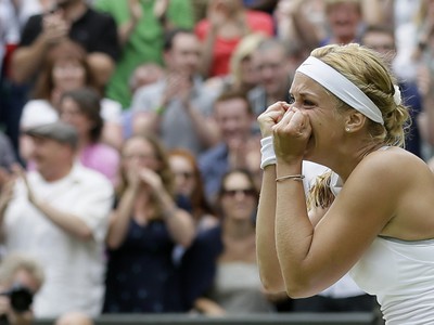 Takúto obrovskú radosť mala Nemka Sabina Lisická po víťazstve nad favorizovanou Američankou Serenou Williamsovou.