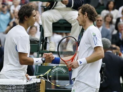 Rafael Nadal a Andy