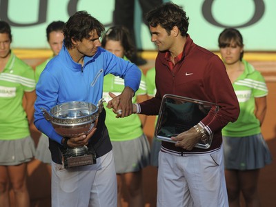 Rafael Nadal a Roger
