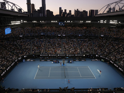 Rod Laver Arena počas finále Australian Open 2022