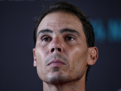 Španielsky tenista Rafael Nadal počas tlačovej konferencie pred štartom Davisovho pohára