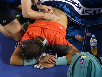 Ošetrovaný Rafael Nadal