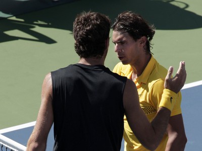 Rafael Nadal a Juan Martin del Potro