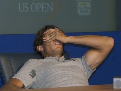 Rafael Nadal na tlačovej