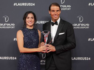 Rafael Nadal a Maria Francisca Perellová na oceňovaní športovcov Laureus 2024