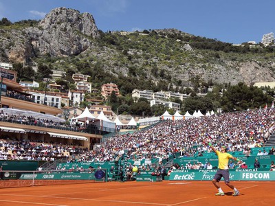 Rafael Nadal na turnaji v Monte Carle
