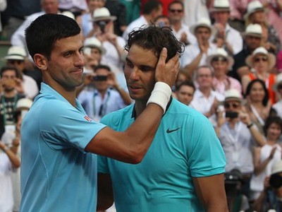 Rafael Nadal a Novak