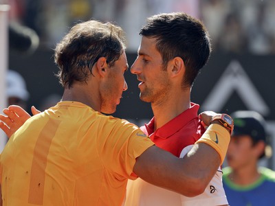 Rafael Nadal a Novak Djokovič 