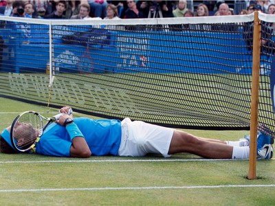 Smutný Rafael Nadal