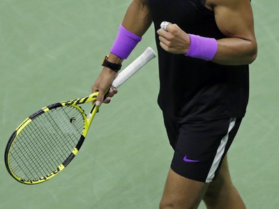Rafael Nadal v štvrťfinálovom zápase US Open 2019