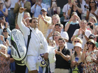 Rafael Nadal a jeho víťazné oslavy