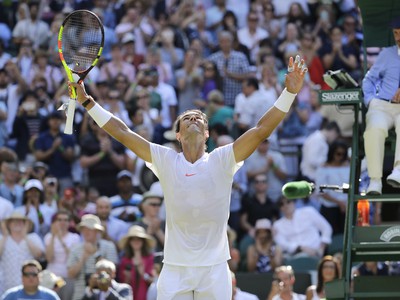 Rafael Nadal a jeho víťazné oslavy