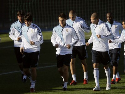 Na tréningu Realu Madrid