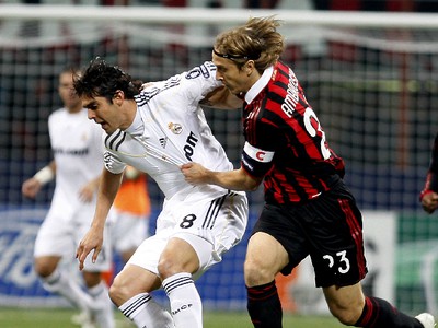 Kaká a Massimo Ambrosini