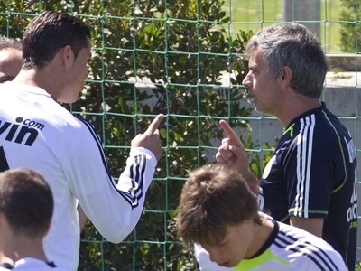 Cristiano Ronaldo a José Mourinho