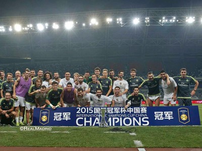 Futbalisti Realu Madrid sa v Číne stali víťazmi Champions Cup 2015