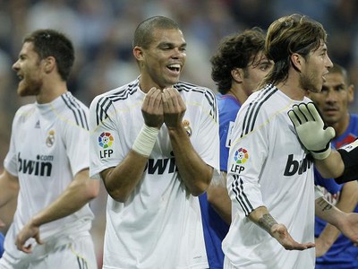 Pepe v zápase proti Getafe