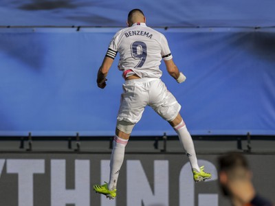 Karim Benzema a jeho gólová radosť
