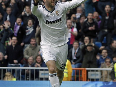 Gonzalo Higuaín a jeho gólová radosť