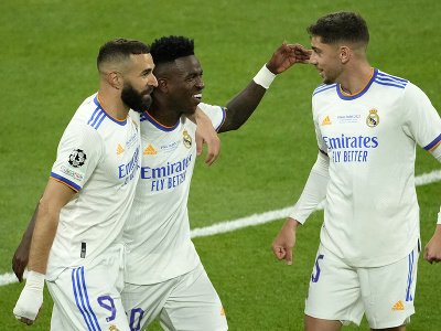 Hráči Realu Madrid oslavujú gól