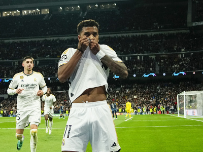 Rodrygo oslavuje gól Real Madrid