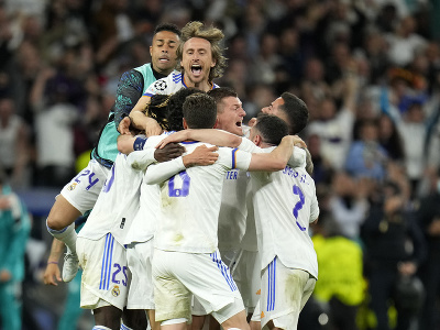 Oslavy hráčov Realu Madrid po postupe do finále Ligy majstrov