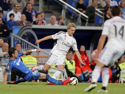 Martin Odegaard si debut za Real užíval