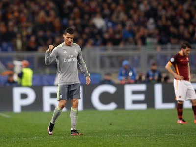 Radosť hráčov Realu Madrid po Ronaldovom góle