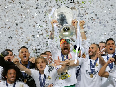 Real Madrid oslavuje triumf v Lige majstrov