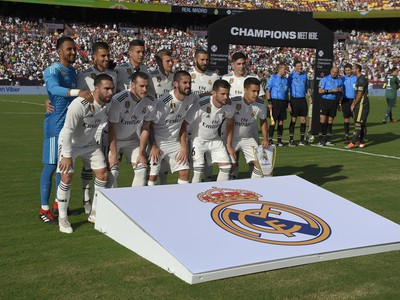 Predzápasová foto Realu Madrid