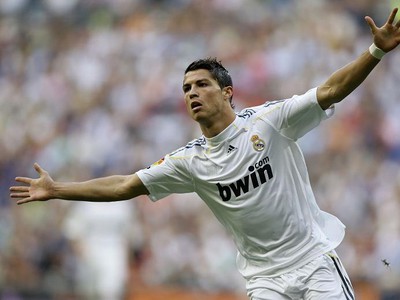 Christiano Ronaldo oslavuje gól