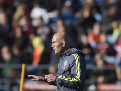 Prvý tréning A-mužstva Realu Madrid pod vedením Zinedineho Zidana.