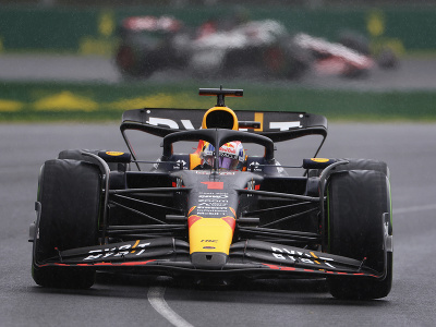 Max Verstappen počas tréningu na Veľkú cenu Austrálie