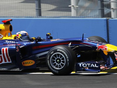 Sebastian Vettel počas kvalifikácie na VC Európy