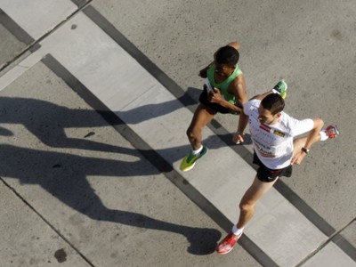 Haile Gebrselassie a Andreas