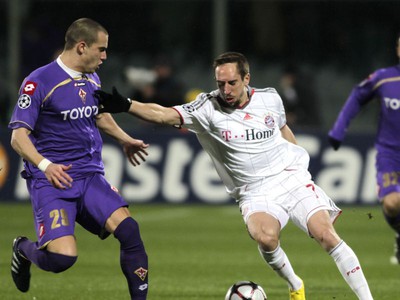 Franck Ribéry v súboji so Silvestrim