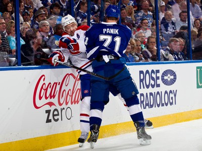 Richard Pánik pri debute v NHL