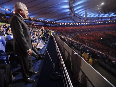 Dočasný brazílsky prezident Michel Temer slávnostne otvoril Letné Olympijské hry v Riu.