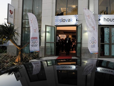 Slávnostné otvorenie Slovenského domu letných olympijských hier