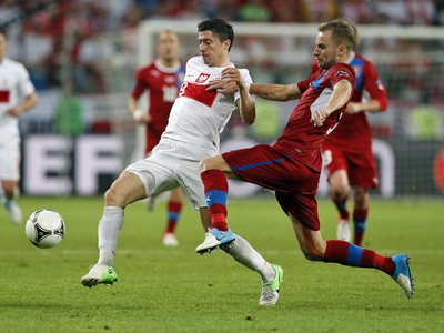 Robert Lewandowski a Michal Kadlec